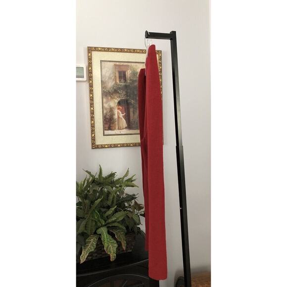 Chicos Design Travelers Red Women's Pants Size 1 Pullover Whimsigoth Grunge Boho - Picture 3 of 9